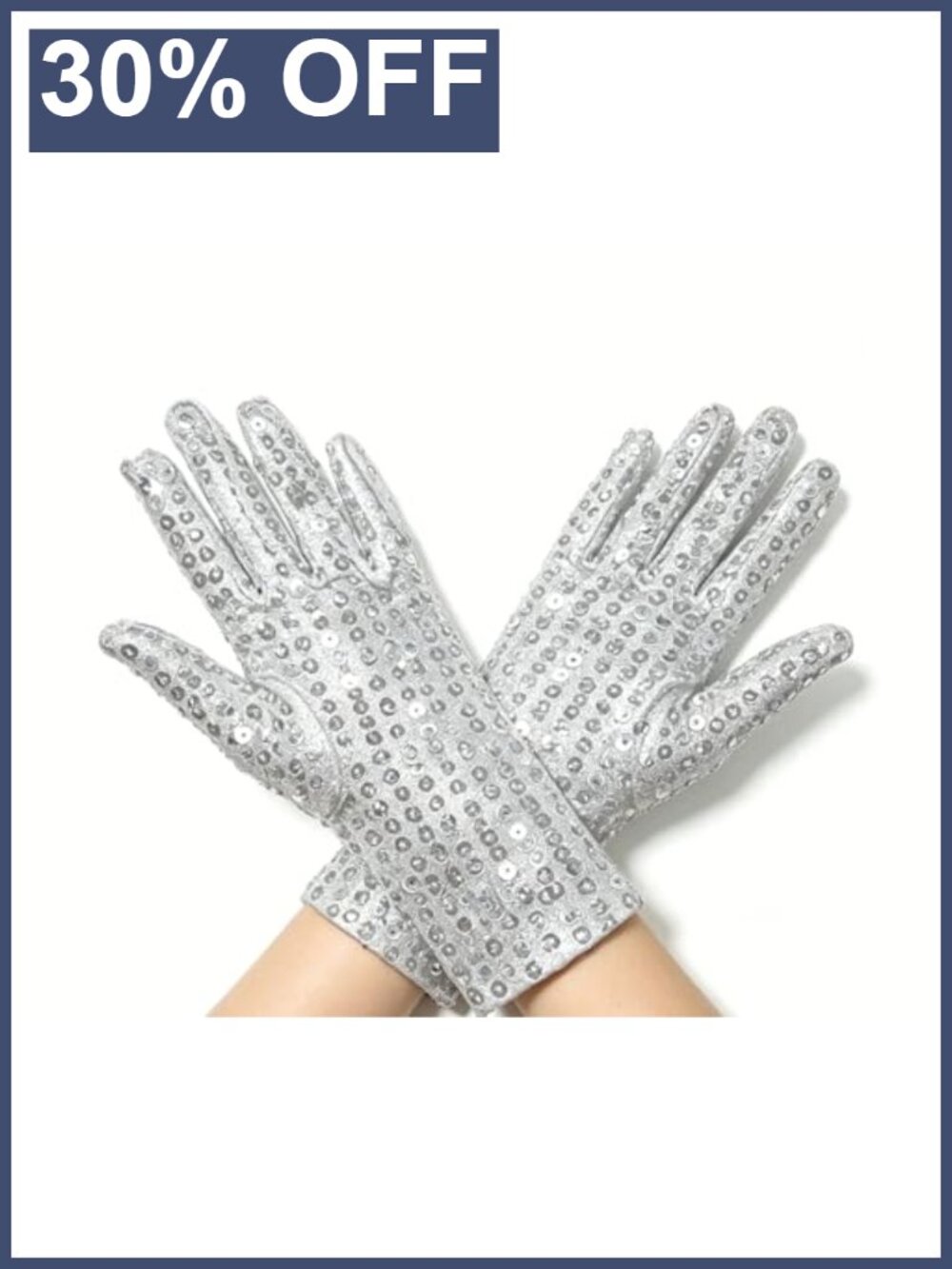 Kids Shining Sequin Gloves Girls Boys Costume Halloween Party Dance Handwear